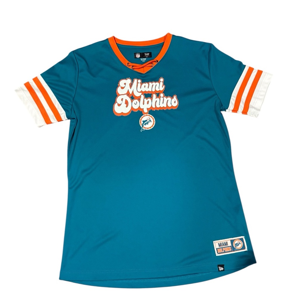 NFL team Miami Dolphins top girls youth, extra large size 14/16
